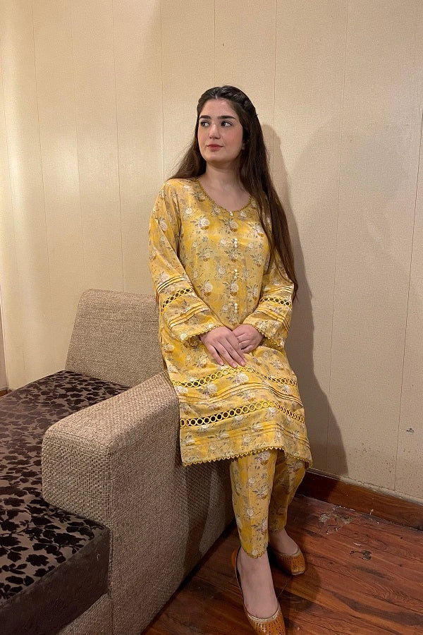 2 Piece Lawn Suit
