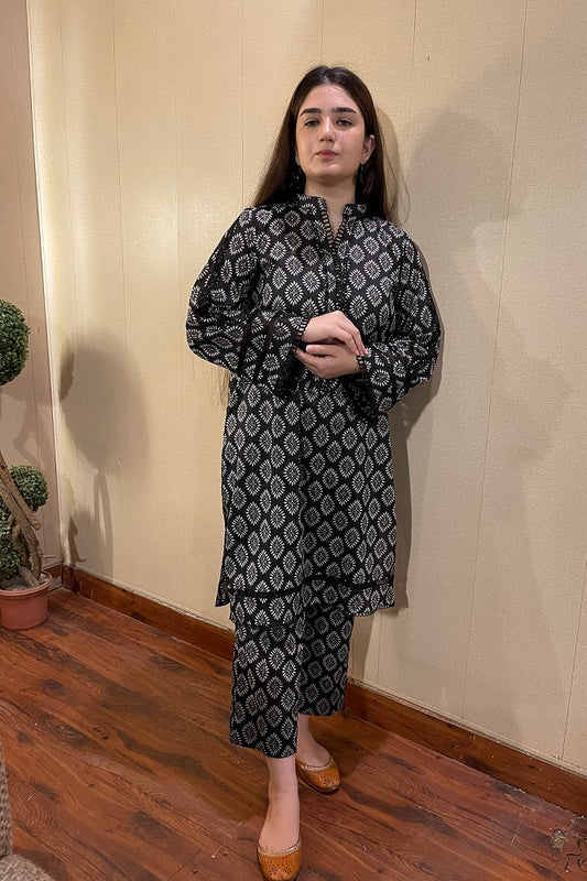  Basic Print 2 Piece Lawn Suit